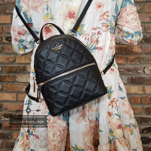 Kate Spade MINI NATALIA backpack Leather Black main image 9
